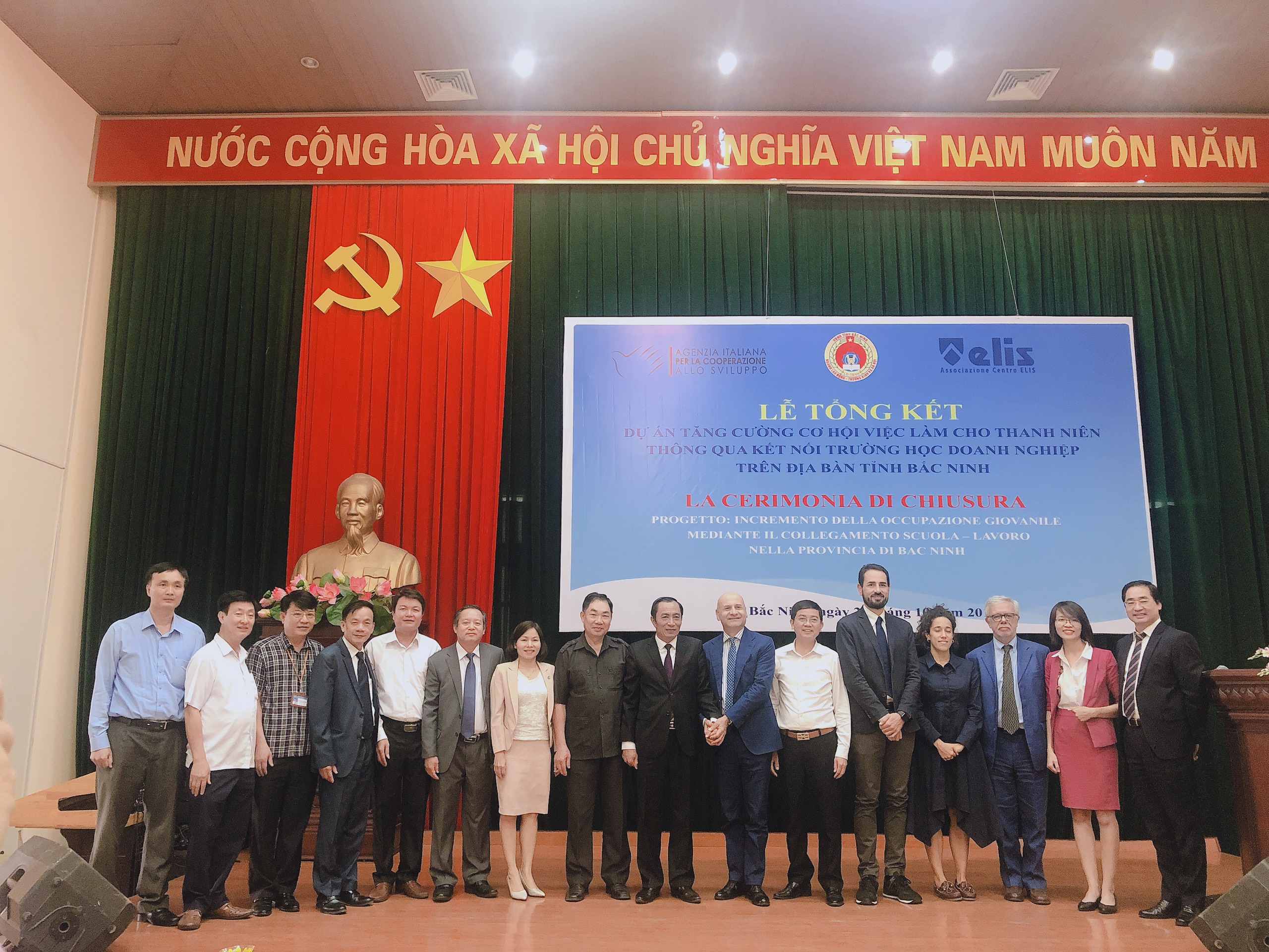 Lễ tổng kết dự án “Tăng cường cơ hội việc làm cho thanh niên thông qua kết nối trường học – doanh nghiệp trên địa bàn tỉnh Bắc Ninh” giai đoạn 2016-2019